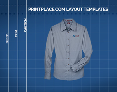 Harriton Ladies Long-Sleeve Twill Shirt Printing